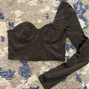 Black ow intimates top